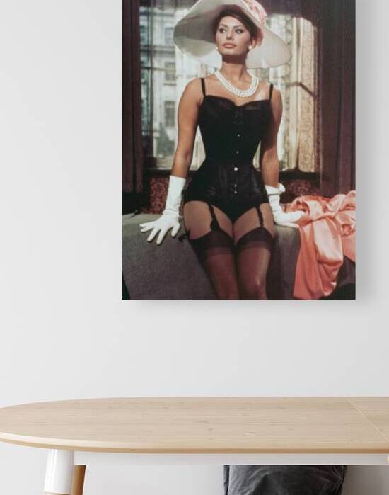 Sophia Loren pin up by Canvas Hollywood