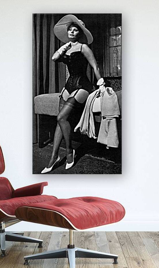 Sophia Loren pin up by Canvas Hollywood