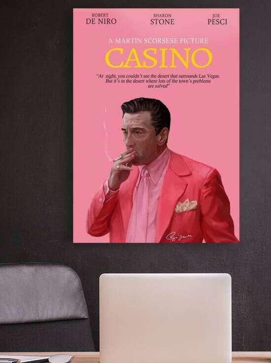 Casino Movie Poster by Canvas Hollywood