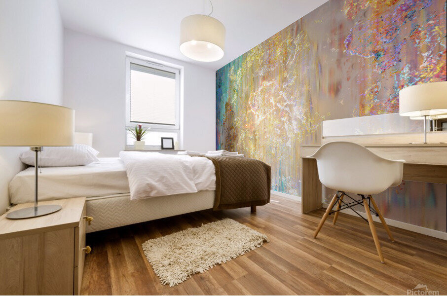 A Heart So Big - Abstract Art Mural print