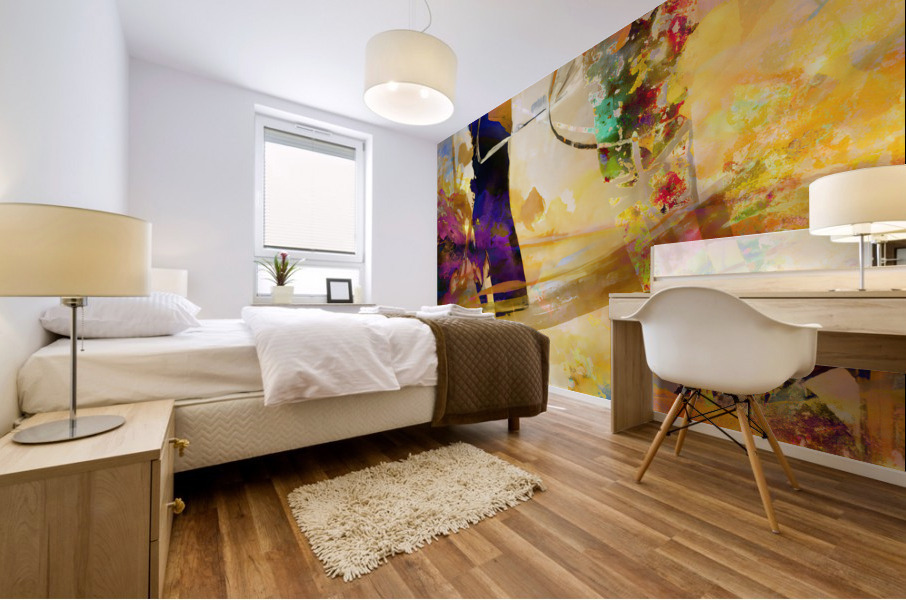 Acclimated Bliss - Abstract Art Mural print