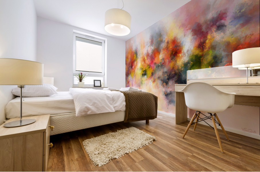 Joyful - Abstract Art Mural print