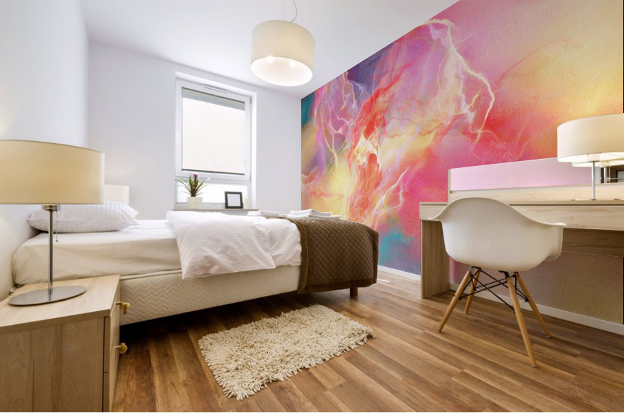 Lighthearted - Abstract Art Mural print