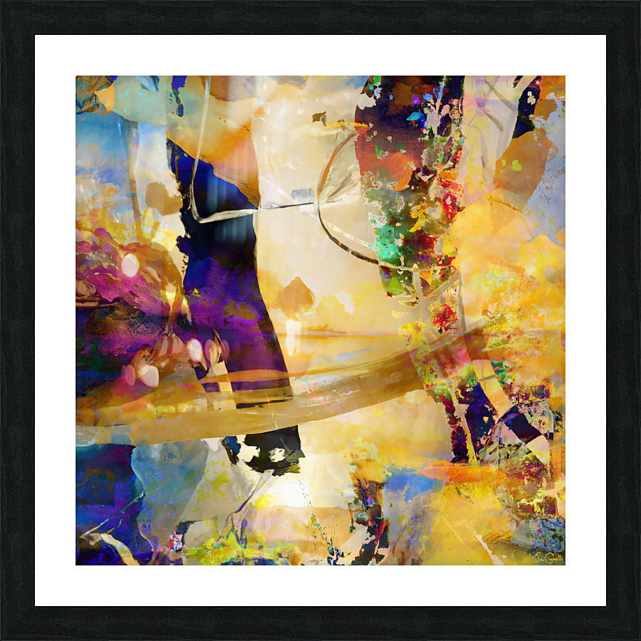Acclimated Bliss - Abstract Art Picture Frame print
