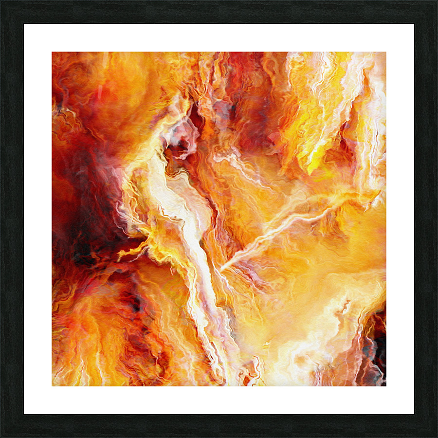 Passion - Abstract Art - Section 2 Picture Frame print