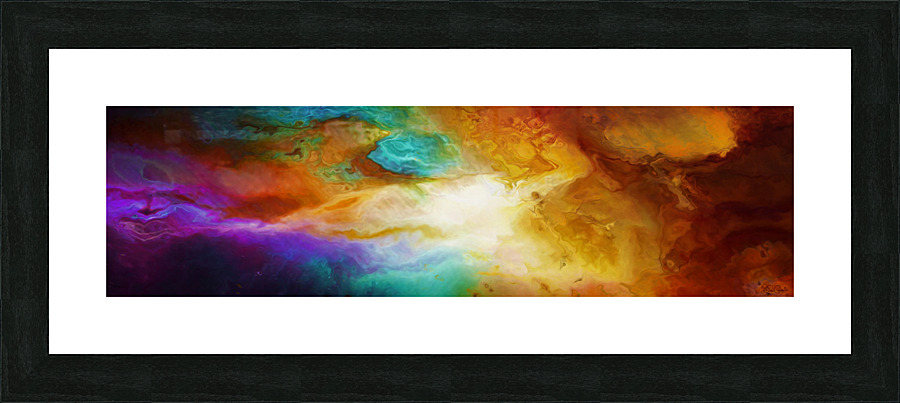 Becoming - Abstract Art Picture Frame print