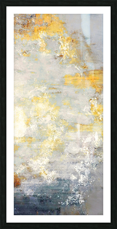 Celestial Reflections - Abstract Art - Crop Version 1  Picture Frame print