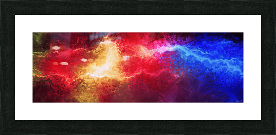 Creation - Abstract Art Picture Frame print