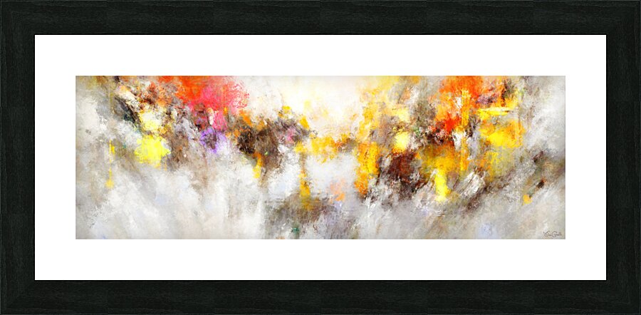 Harbor - Abstract Art Picture Frame print
