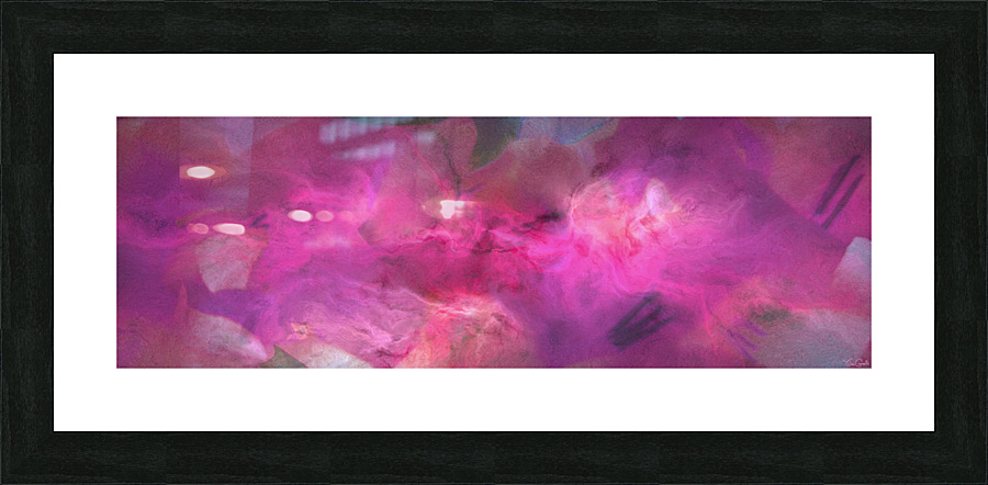 Imagination In Ruby Fire - Abstract Art Picture Frame print