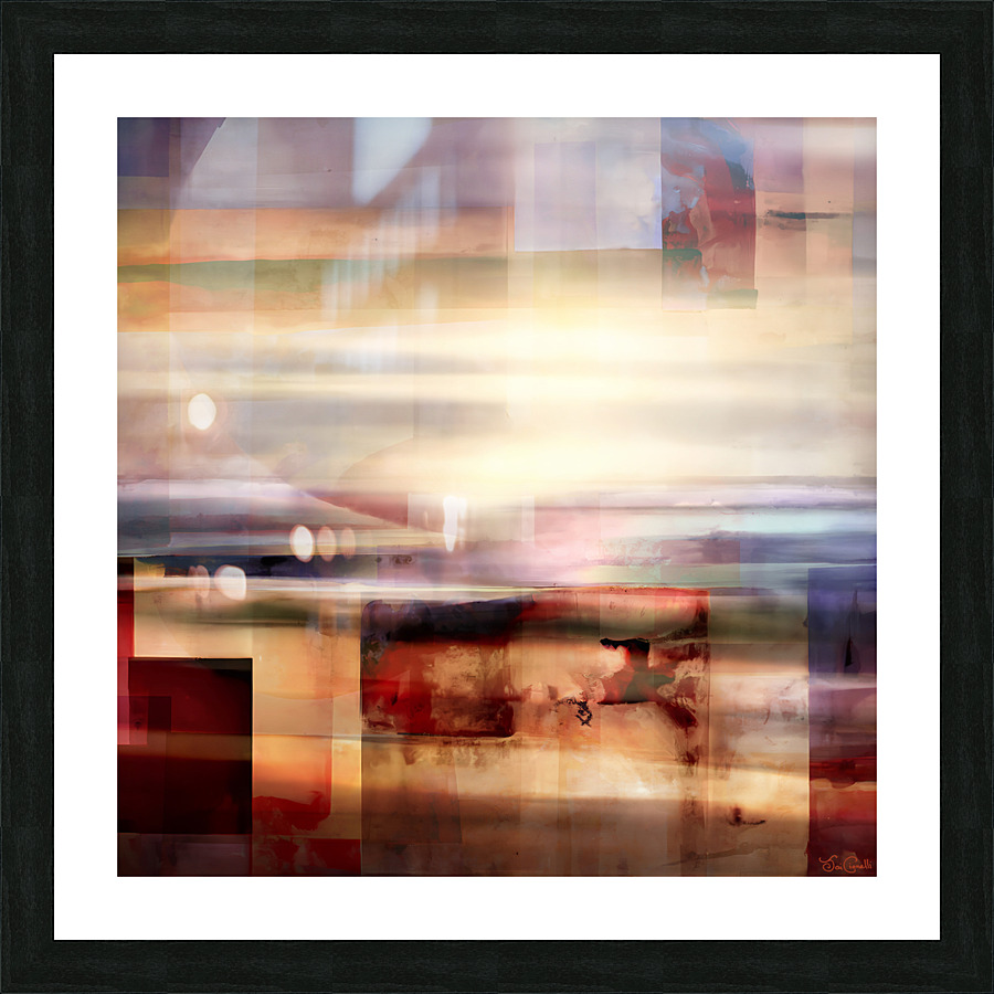 Refracting Tides - Abstract Art Picture Frame print