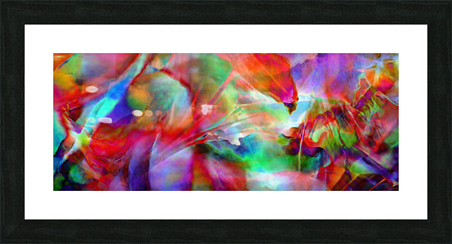 Splendor - Abstract Art Picture Frame print