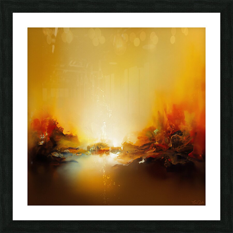Eternal Flame  - Abstract Art Picture Frame print