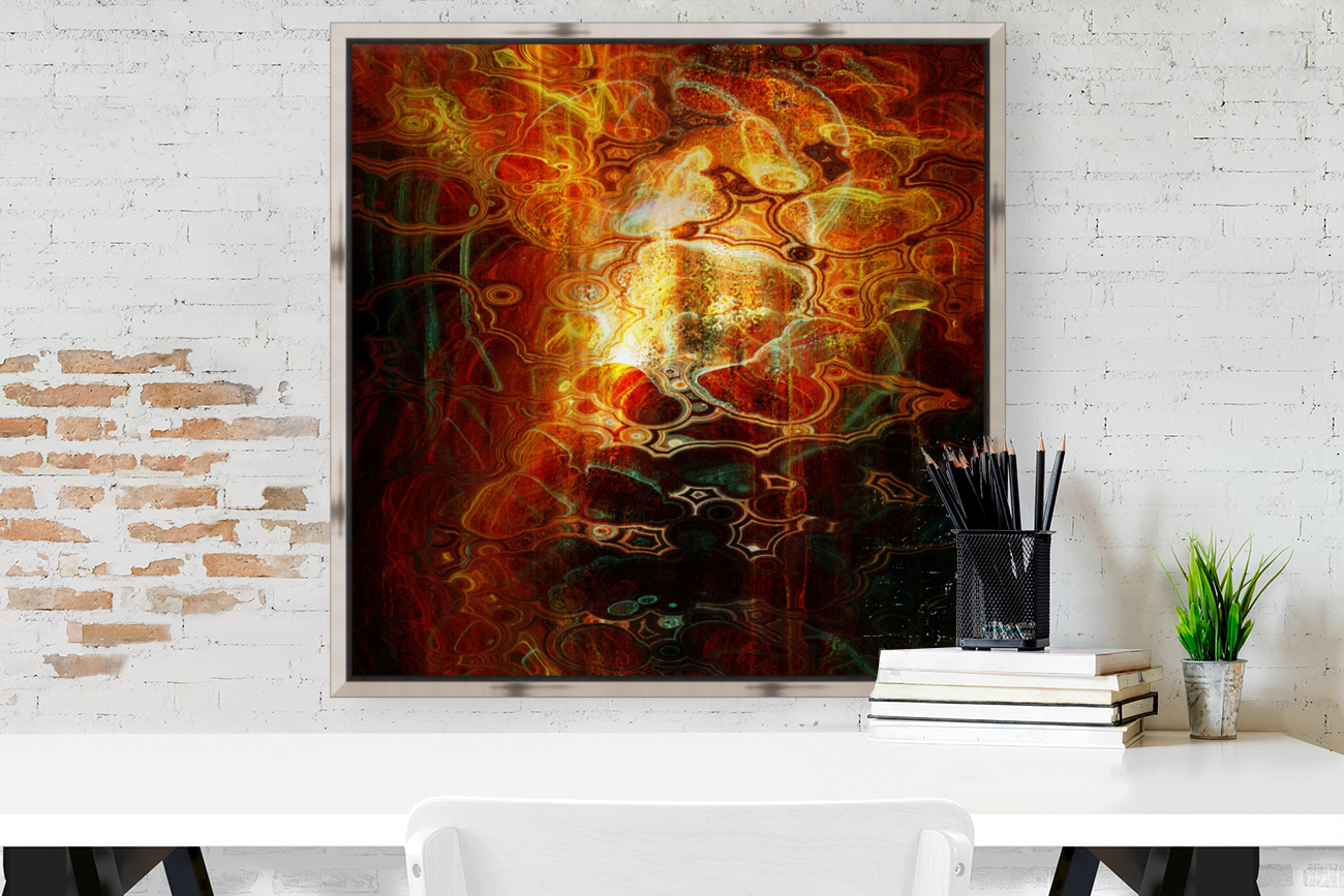 Reflecting - Abstract Art Reproduction