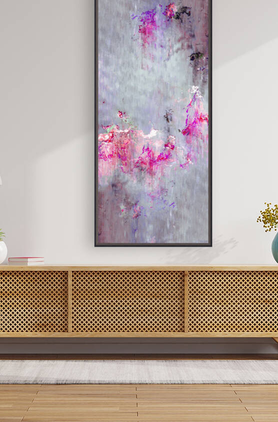 Dancing In The Rain - Abstract Art Reproduction