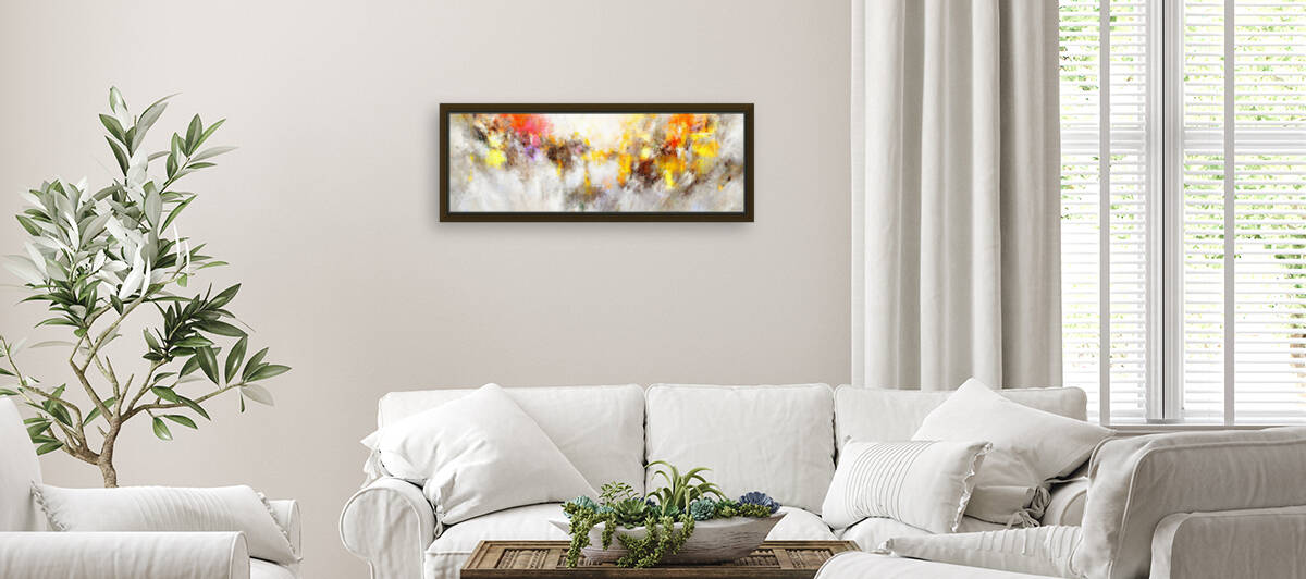 Harbor - Abstract Art Reproduction