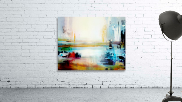 Abstract Landscape Floating - Abstract Art Wall Preview