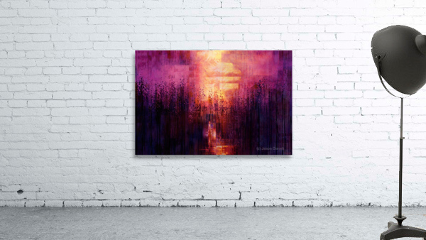 Candle Sunset - Abstract Art Wall Preview
