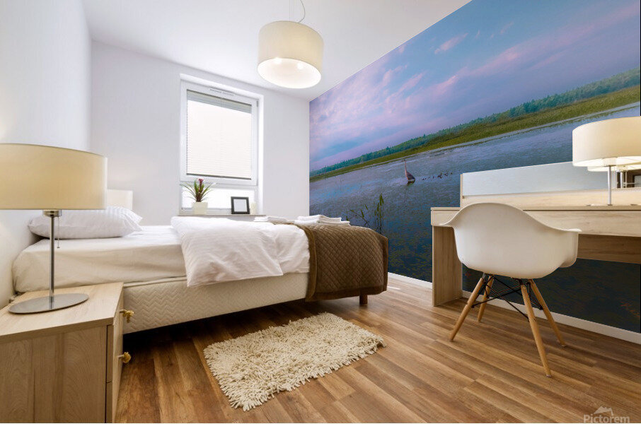 Soft Bird Rev Mural print