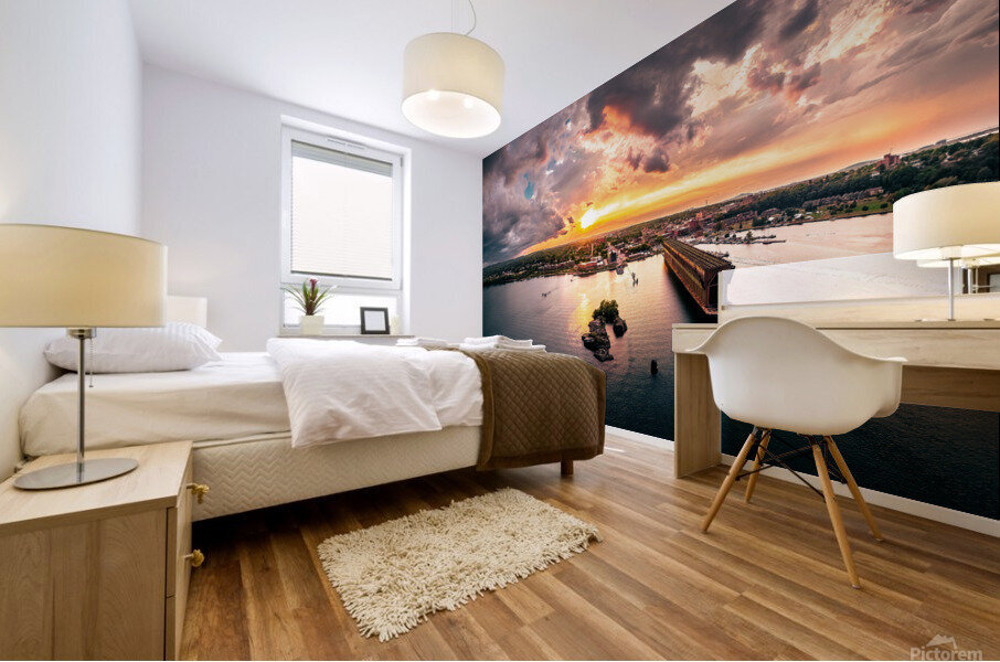 Graphic Novel Ore Dock Mural print