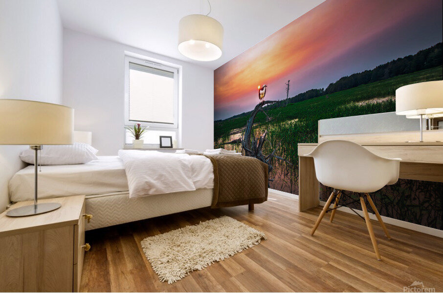 Pops Dinner Stump Mural print