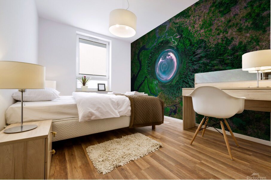 river wrap smart merged Mural print