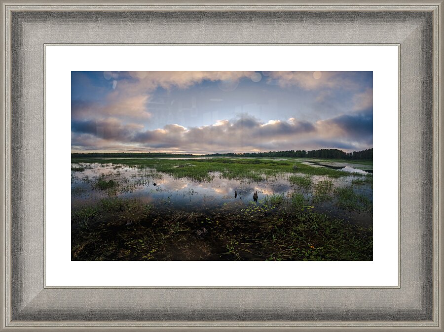 levasseur fluffy cloud reflect 1 Picture Frame print