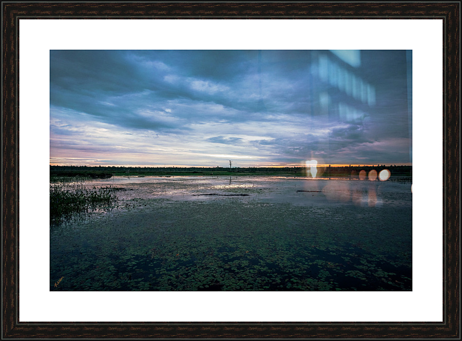 Levassieur Darkness Picture Frame print