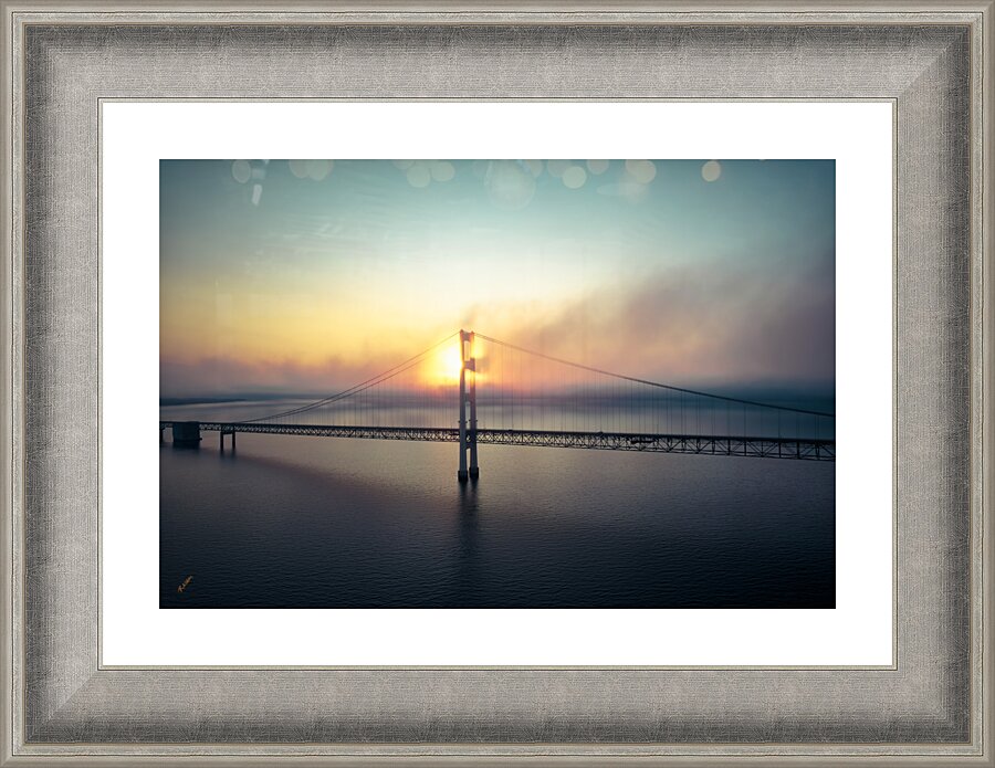 Dragons Over The Mighty Mac Picture Frame Printing