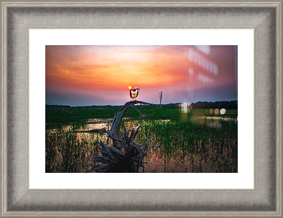 Pops Dinner Stump Picture Frame Printing