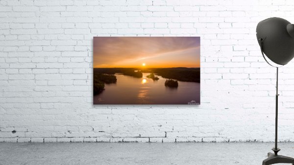 July Sunset Over Deer Lake Wall Preview