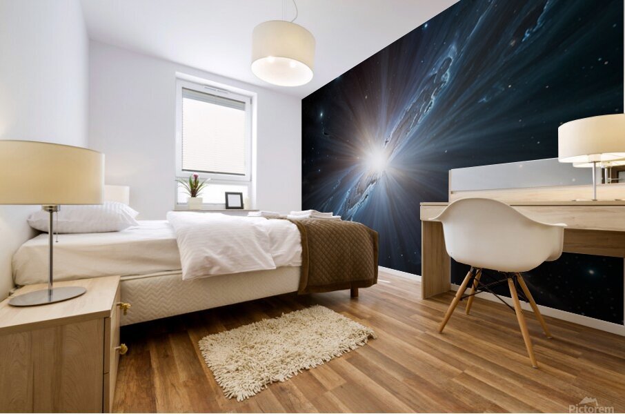 White Dwarf in space Mural print