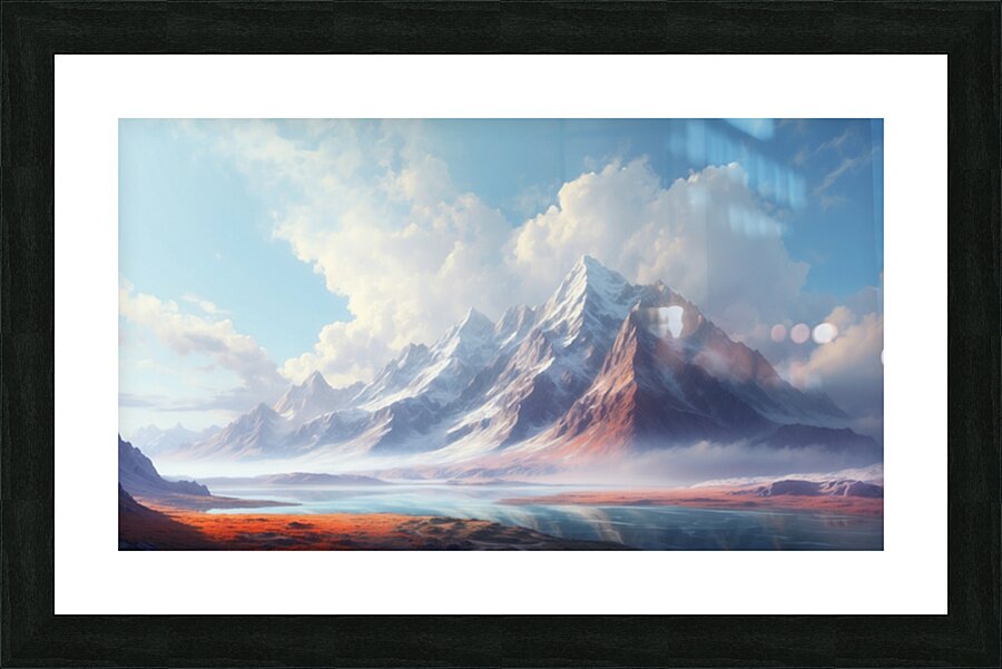 Impressionist style illustration Picture Frame print