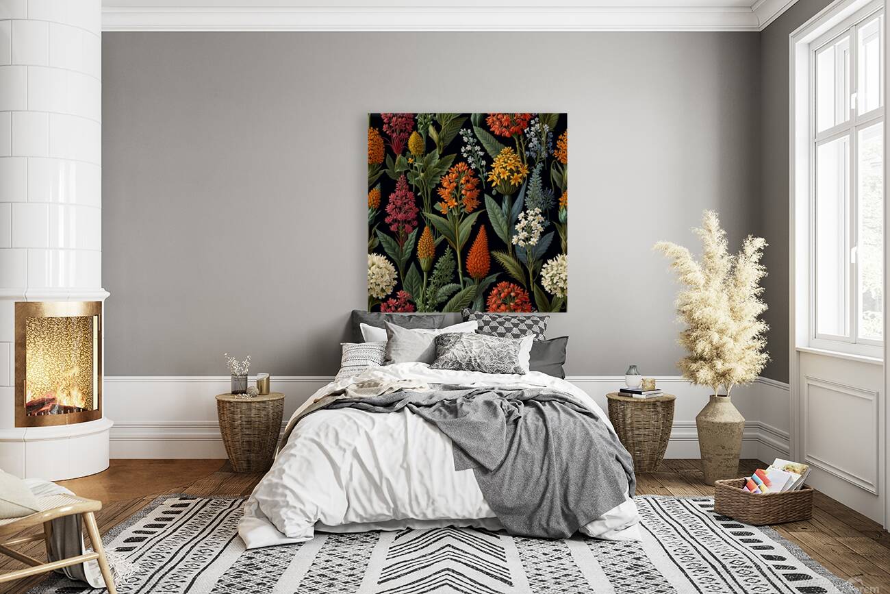 Botanical Seamless Pattern Reproduction