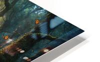 Enchanted forest teeming with magical HD Metal print