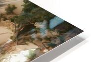 abstract elements and a rococo style HD Metal print