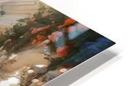 abstract elements and a rococo style HD Metal print
