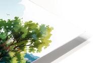 Impressionist illustration HD Metal print