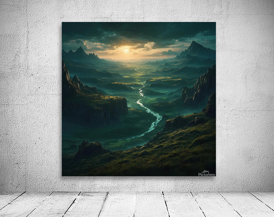 Fantasy Landscape Dramatic lighting Wall Preview