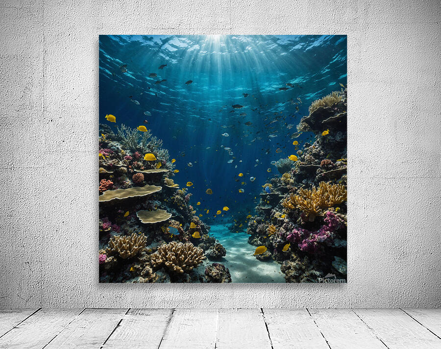 underwater seascape Wall Preview