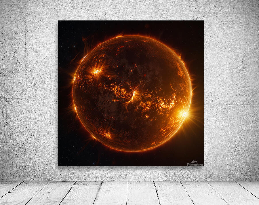 Sun in space Wall Preview
