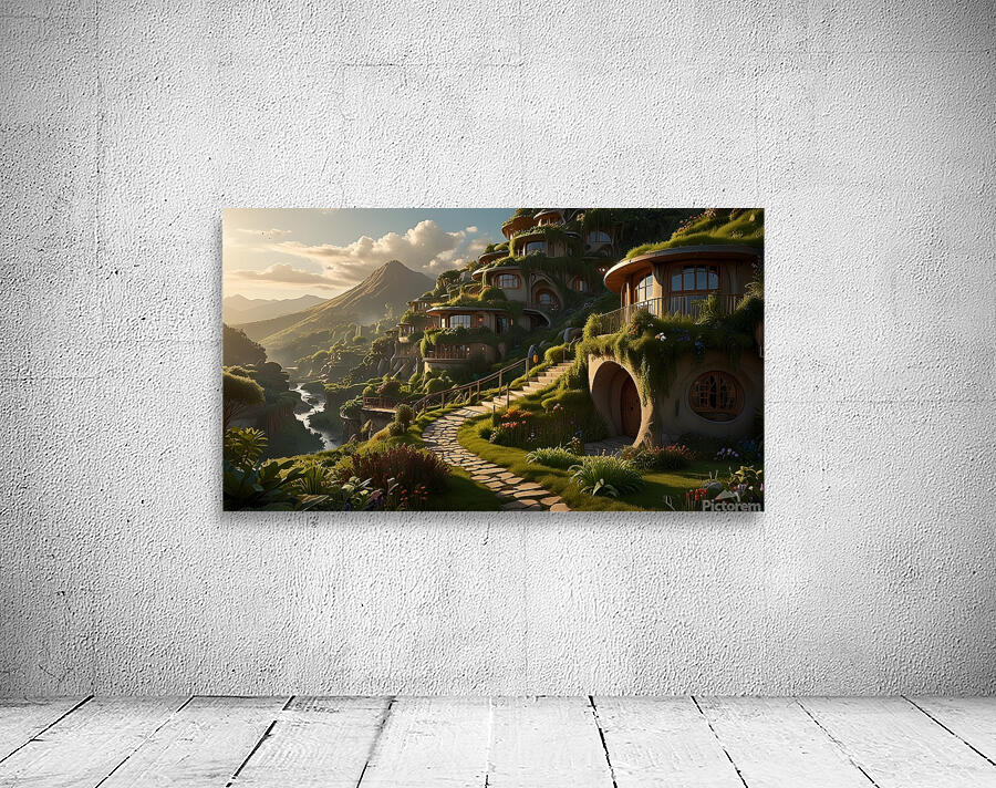 Hobbit city Wall Preview