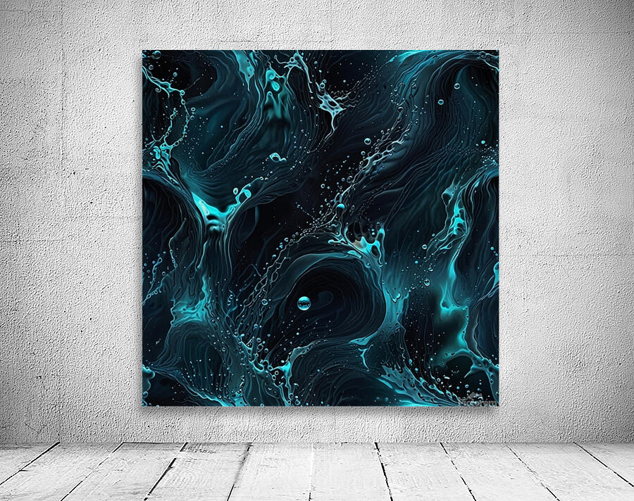 water Seamless Pattern Wall Preview