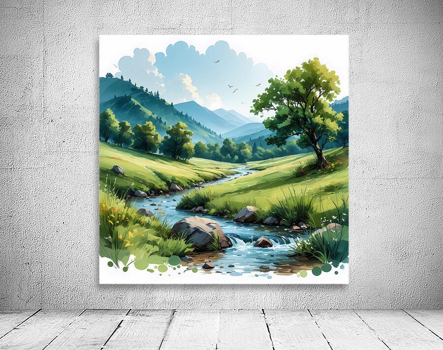 Impressionist illustration Wall Preview