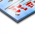 Canadian Flags Acrylic print