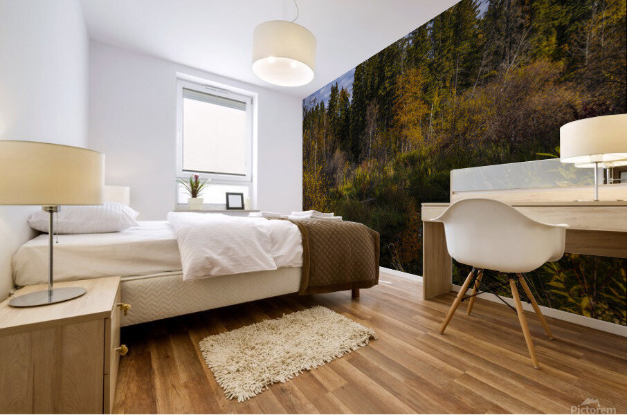 Northern Saskatchewan Mural print