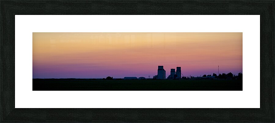  Prairie sunset  Picture Frame print