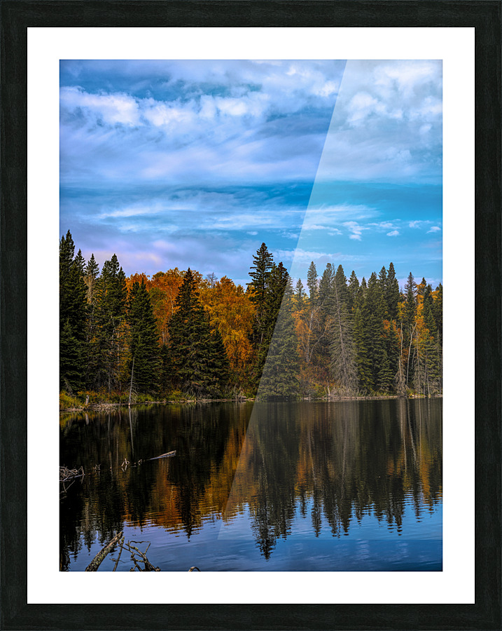 Jackfish Lake Saskatchewan Picture Frame print