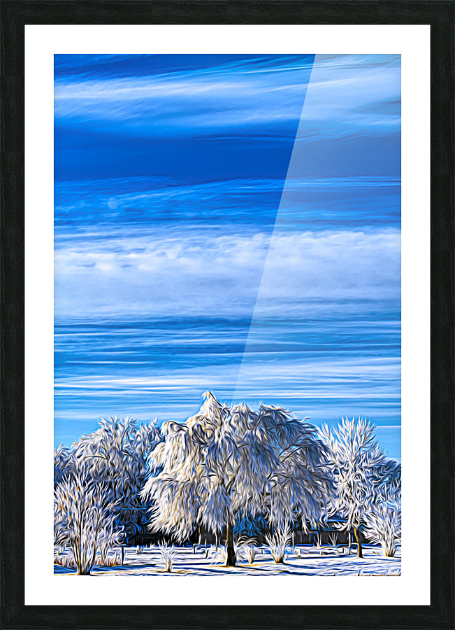 Winter Frost Picture Frame print