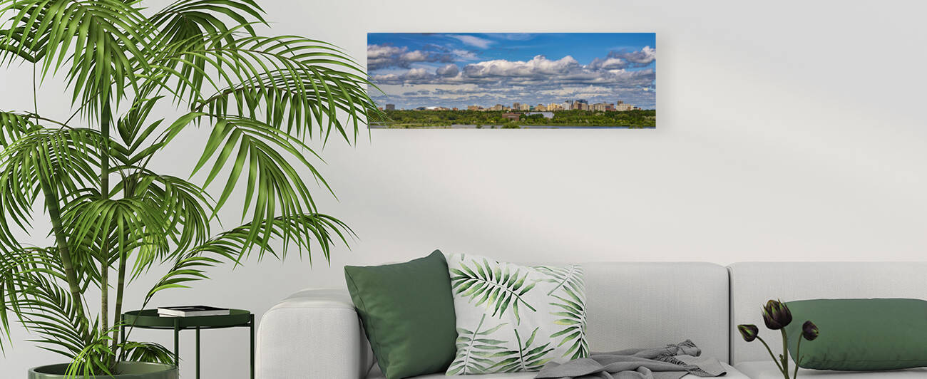 Saskatchewan.Regina skyline summer by Mark Greschner 